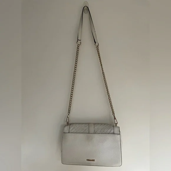 Rebecca Minkoff Woven Leather Crossbody Bag - Picture 4 of 8